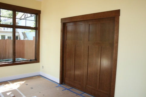 These are the pocket doors between the sun room and bedroom