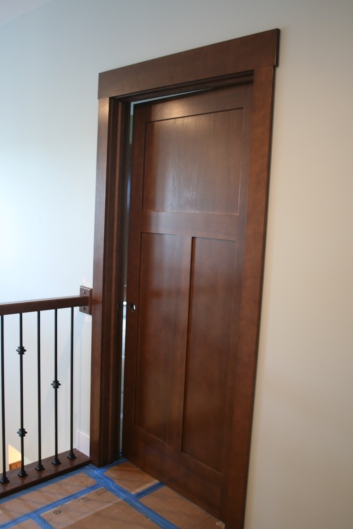 This is the bedroom door and trim